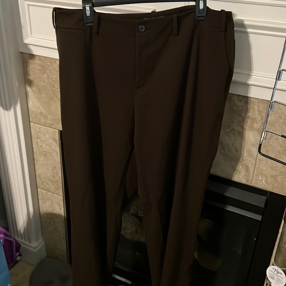 Chocolate brown Lauren Ralph Lauren Sanderson dress pants